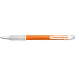 Frosted Plastic Ballpoint Pen Orange (1)